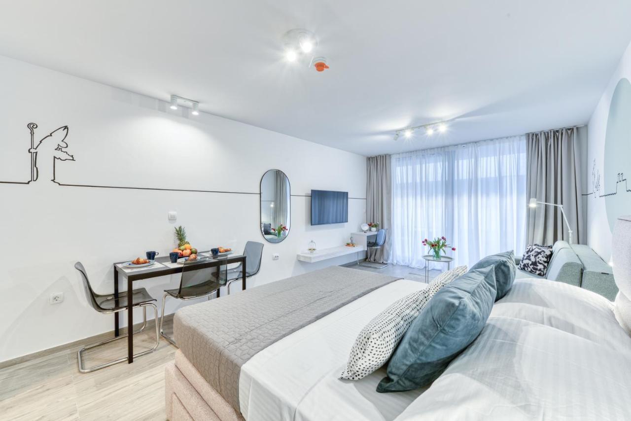 Hica Apartments La Linea Studio Apt With Balcony Дубровник Екстер'єр фото