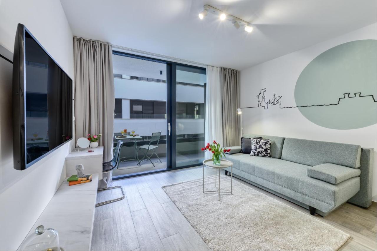 Hica Apartments La Linea Studio Apt With Balcony Дубровник Екстер'єр фото