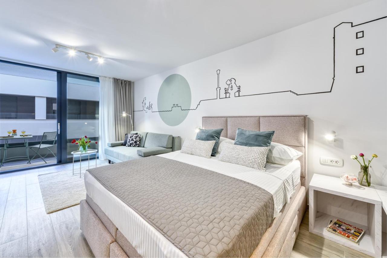 Hica Apartments La Linea Studio Apt With Balcony Дубровник Екстер'єр фото