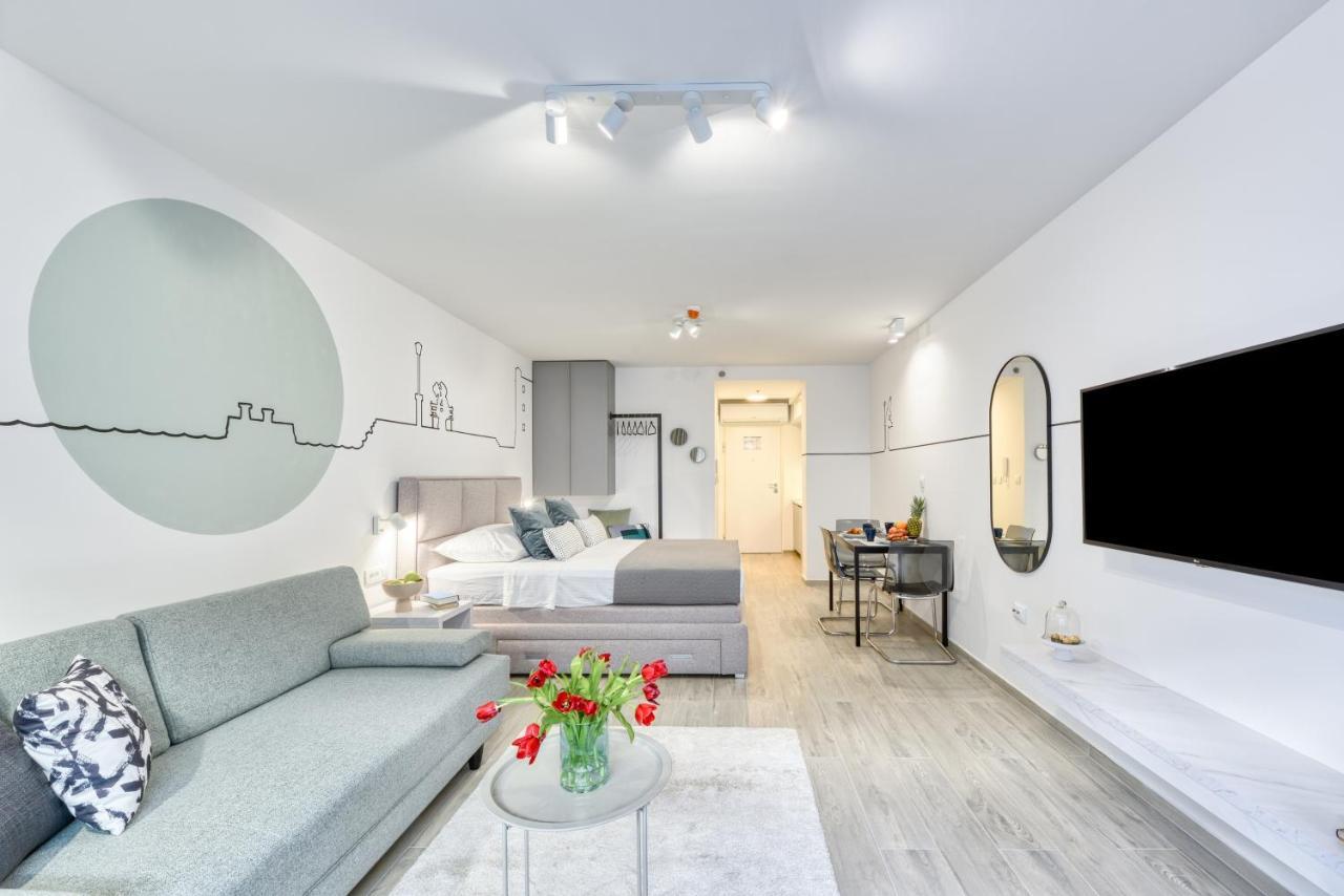Hica Apartments La Linea Studio Apt With Balcony Дубровник Екстер'єр фото