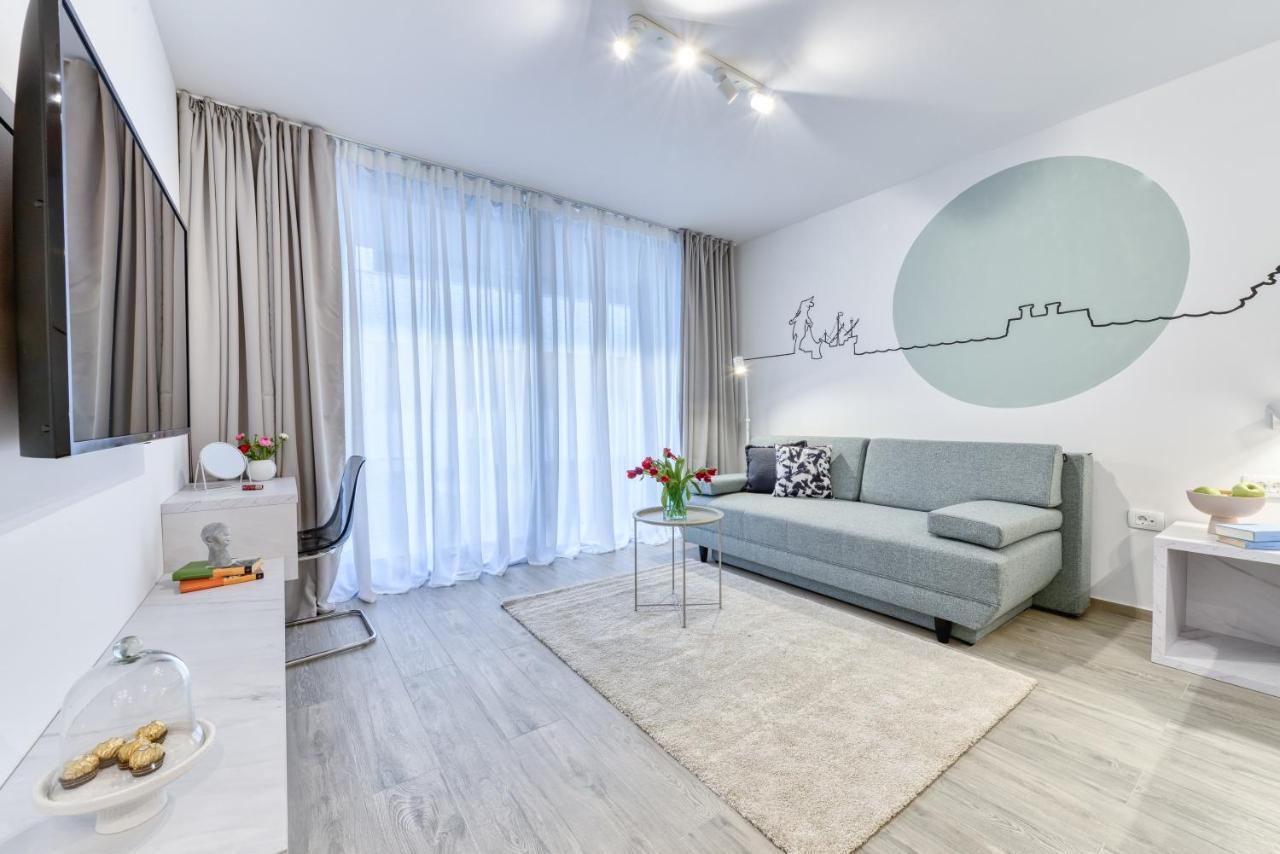 Hica Apartments La Linea Studio Apt With Balcony Дубровник Екстер'єр фото